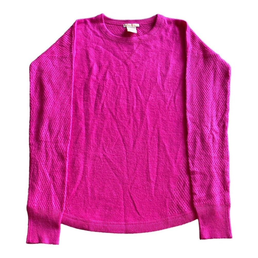 Sweet Romeo Open Stitch Long Sleeve Sweater sz S